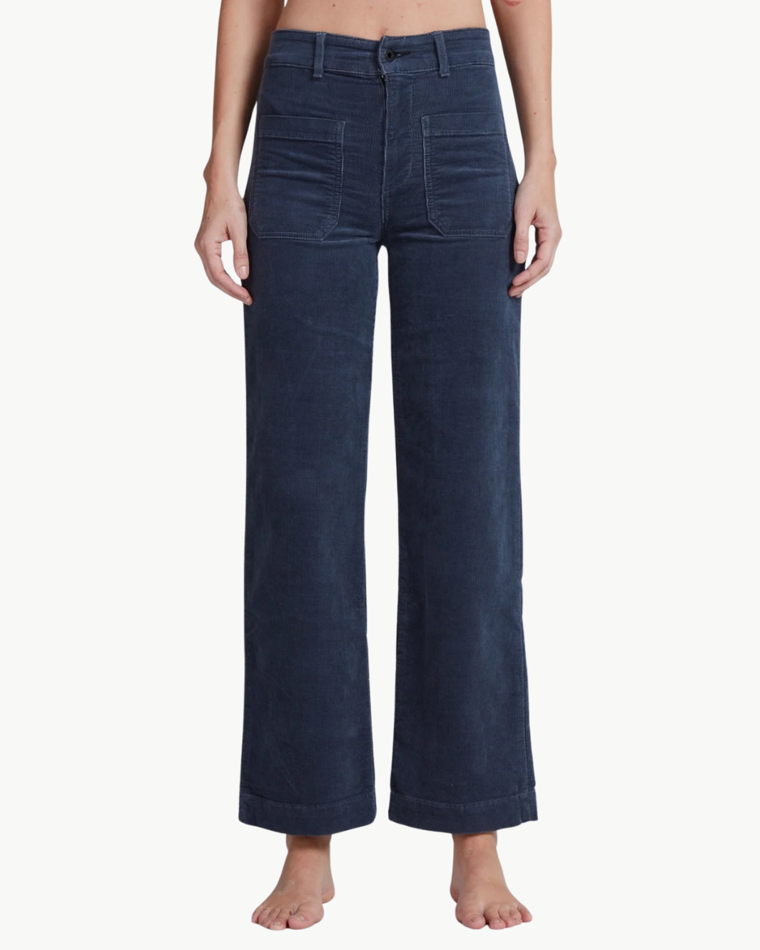 SAILOR PANT CORDUROY IN SLATE - Romi Boutique