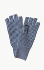 THERMAL FINGERLESS GLOVES IN CELESTE - Romi Boutique