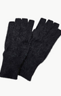BRUSHED FINGERLESS GLOVES IN NIGHT by Autumn Cashmere - Romi Boutique