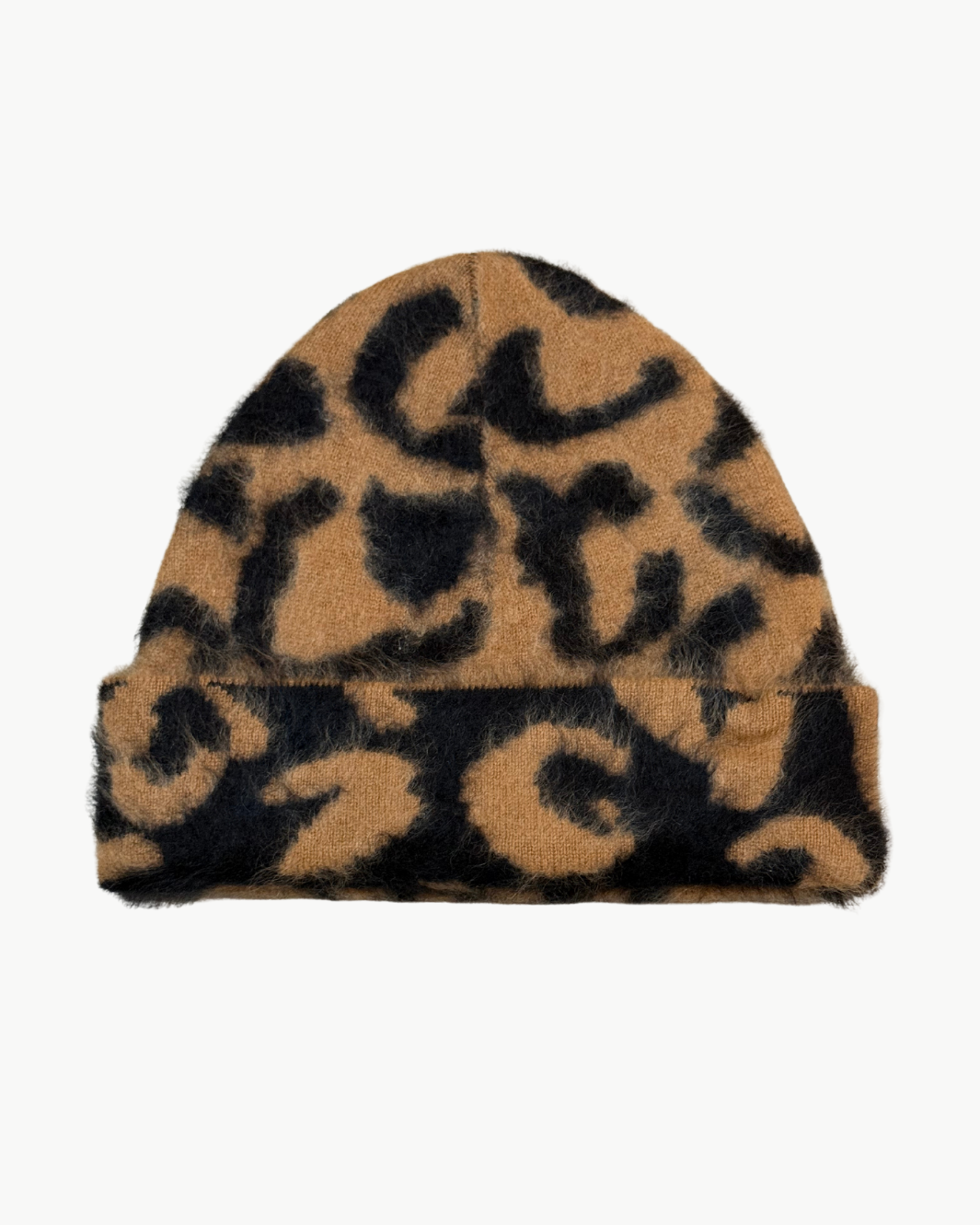 BRUSHED LEOPARD HAT IN EARTH/NIGHT - Romi Boutique