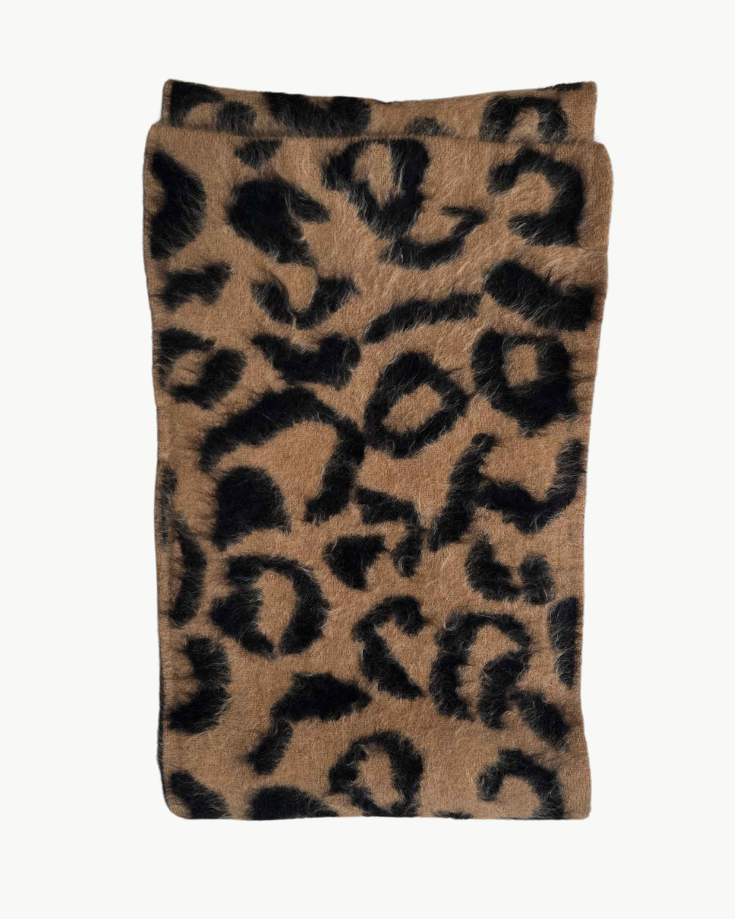 BRUSHED LEOPARD SCARF IN EARTH/NIGHT - Romi Boutique