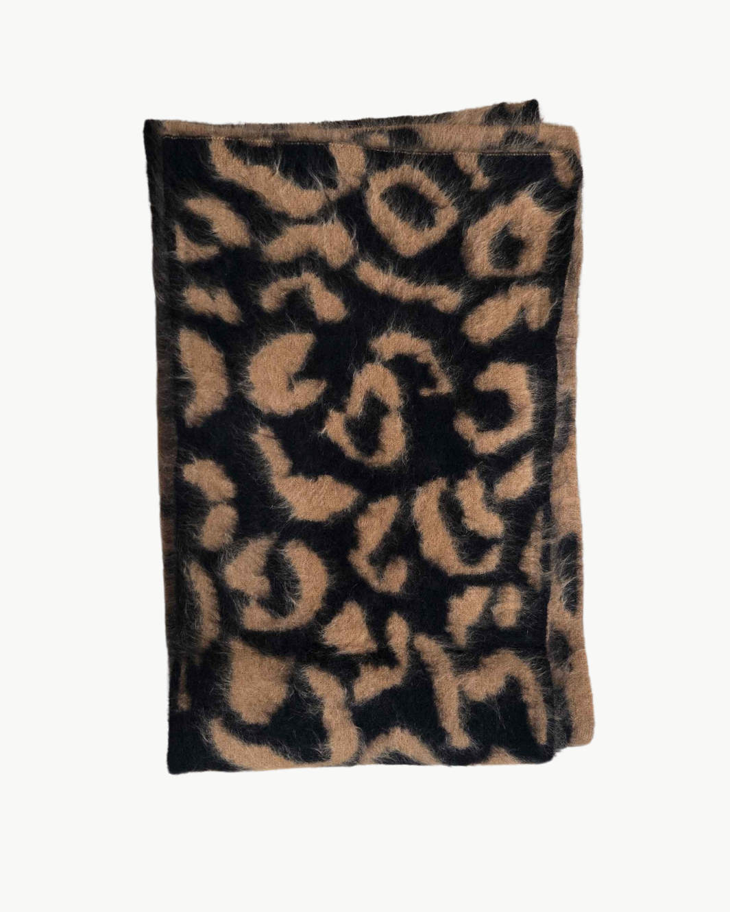 BRUSHED LEOPARD SCARF IN EARTH/NIGHT - Romi Boutique
