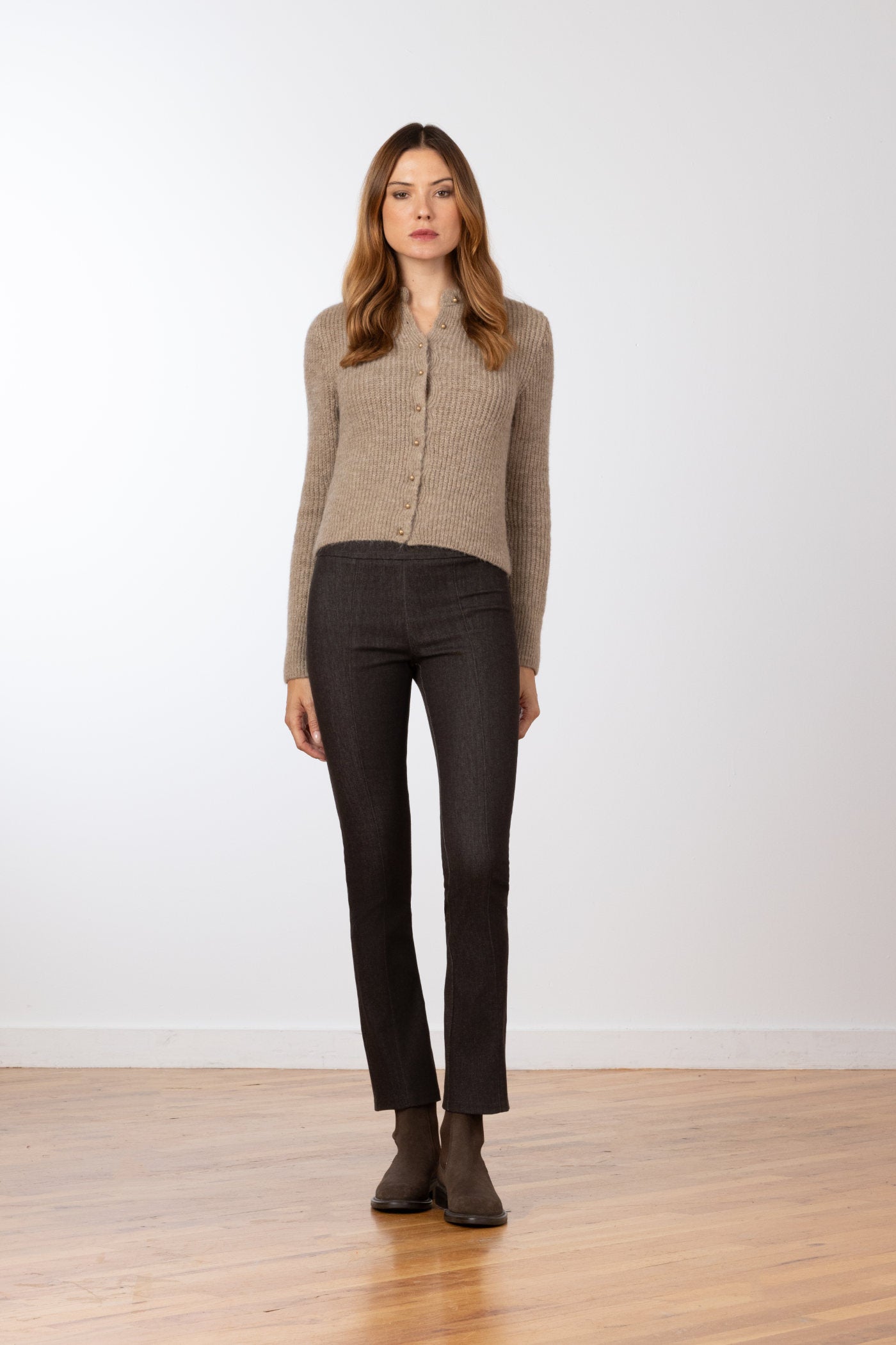 JETSET IN BROWN DENIM - Romi Boutique