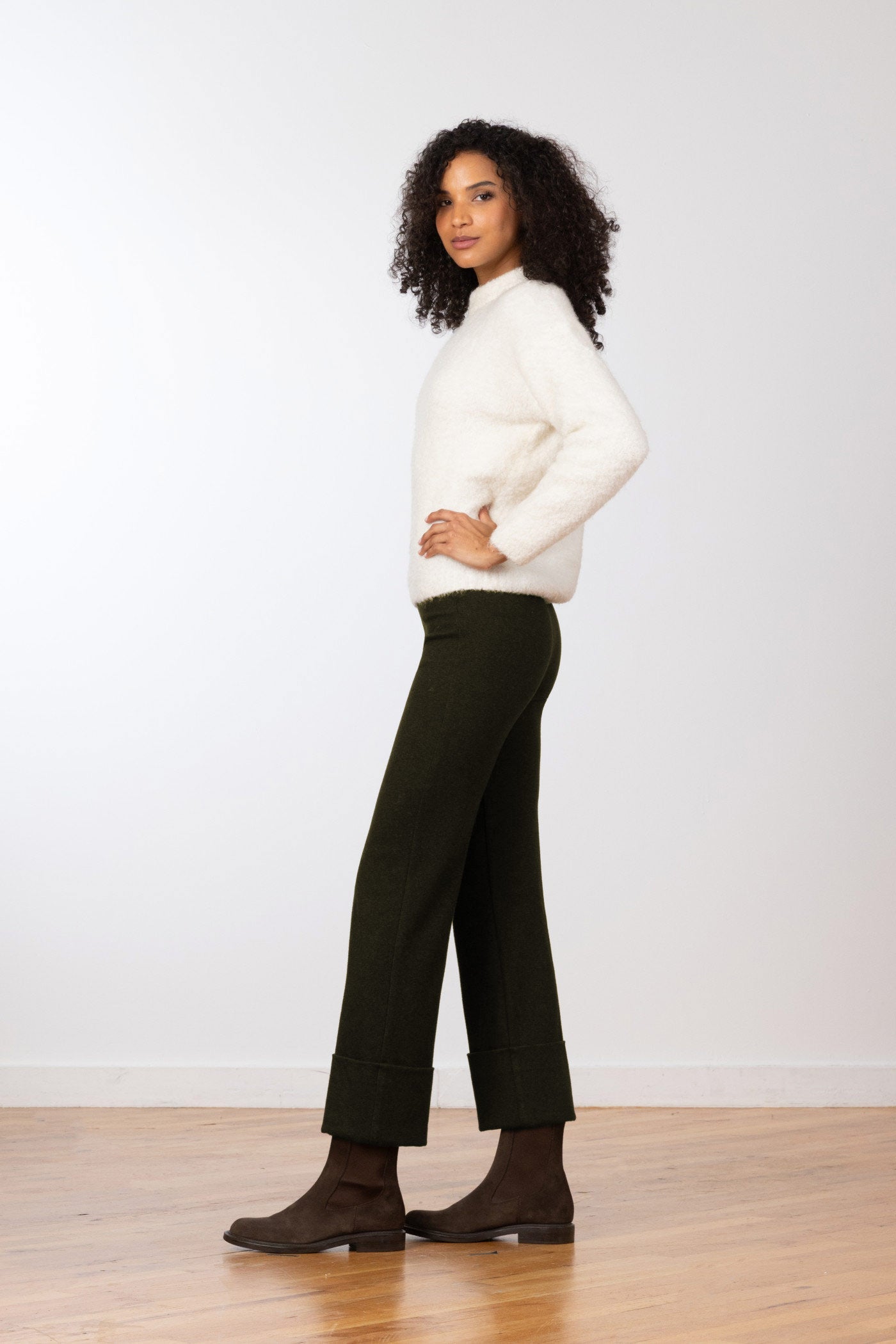 BONNIE IN COZY OLIVE GREEN - Romi Boutique