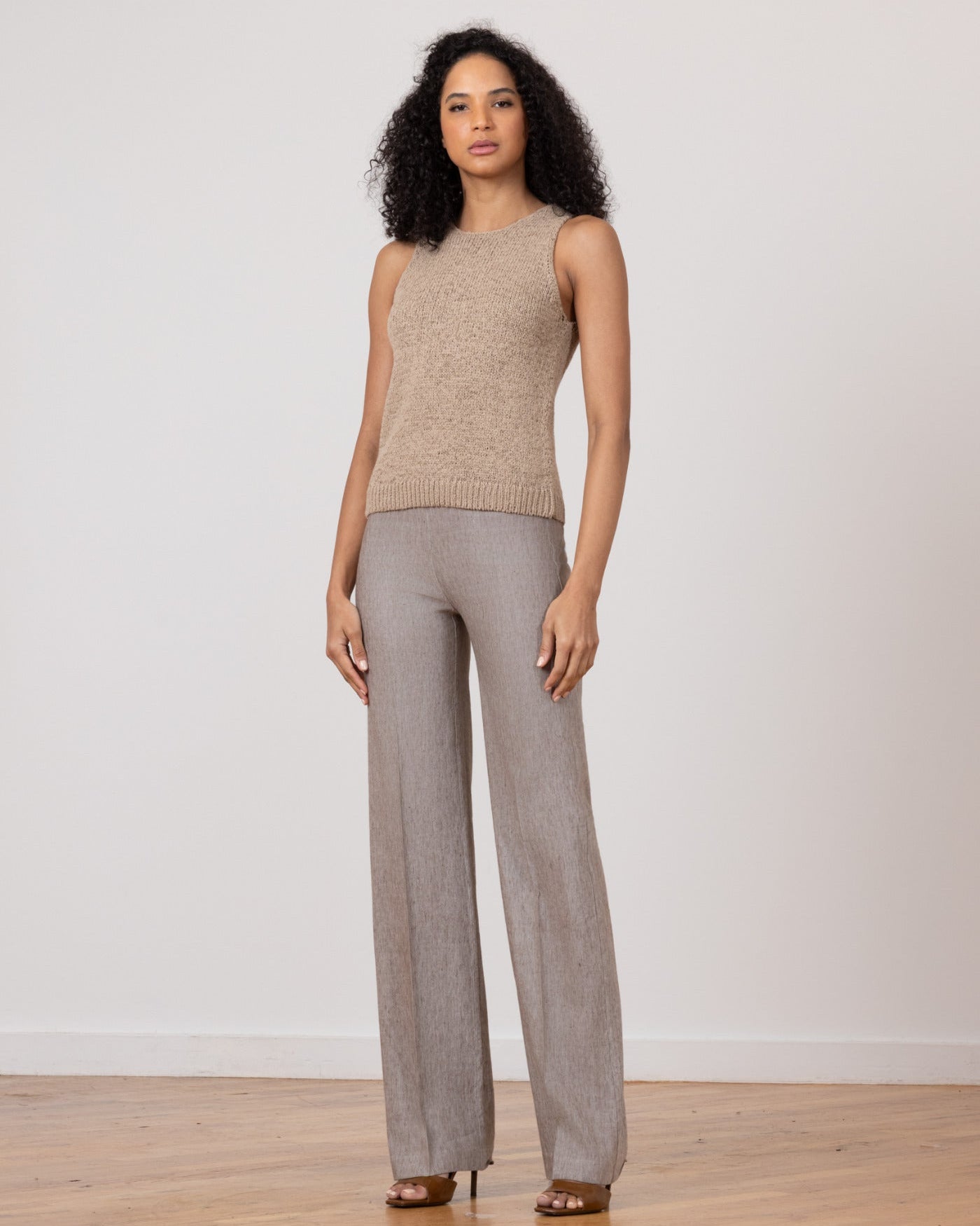 FLAVIA LINEN DENIM by Avenue Montaigne - Romi Boutique
