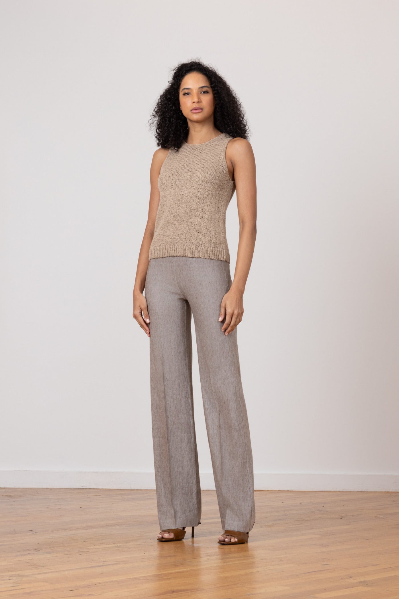 FLAVIA LINEN DENIM by Avenue Montaigne - Romi Boutique