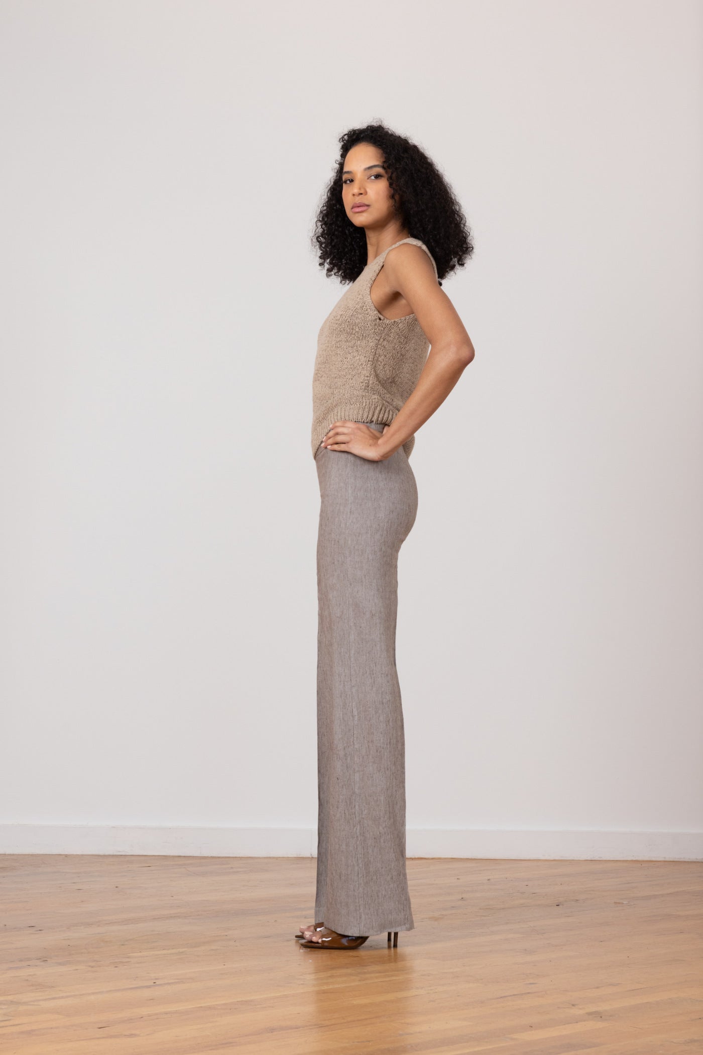 FLAVIA LINEN DENIM by Avenue Montaigne - Romi Boutique