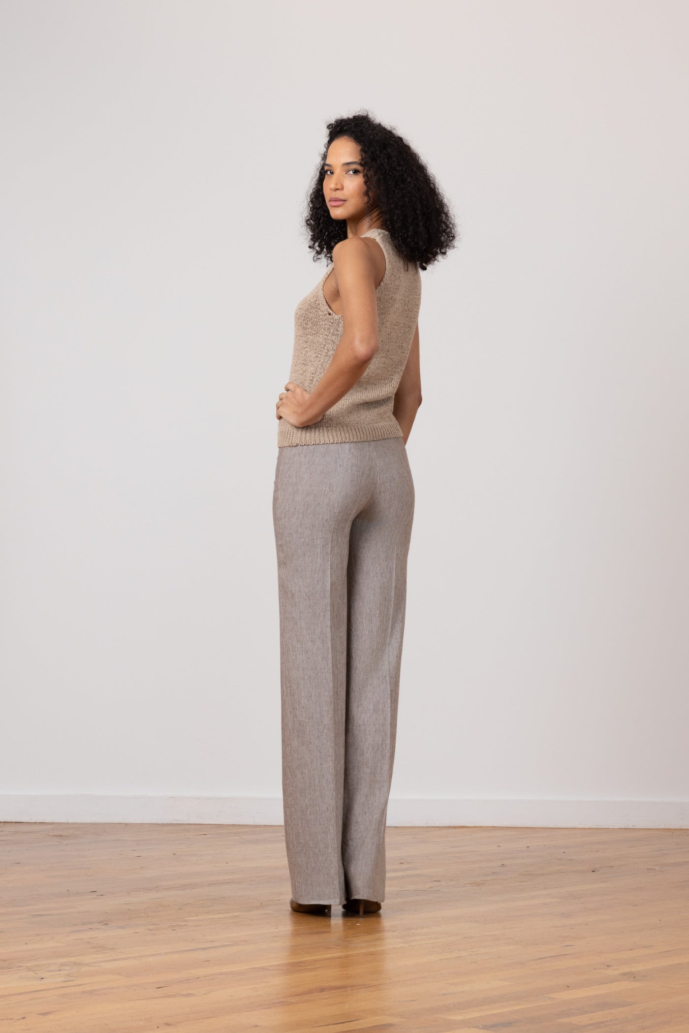 FLAVIA LINEN DENIM by Avenue Montaigne - Romi Boutique