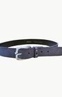 VELISA SILVER SUEDE BELT IN BLUE GREY - Romi Boutique