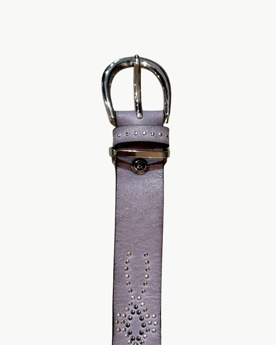 MELINDA SILVER BELT IN LAVENDER - Romi Boutique