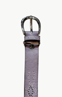 MELINDA SILVER BELT IN LAVENDER - Romi Boutique