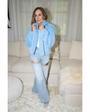 Angel Wings THE BEAR DEN CROP IN SKY at Romi Boutique