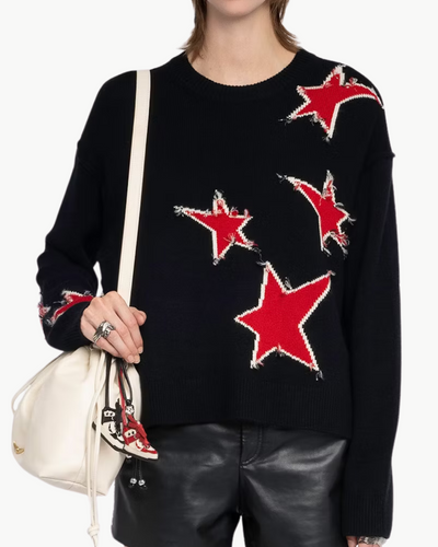 MARKUZ CASHMERE SWEATER IN BLACK
