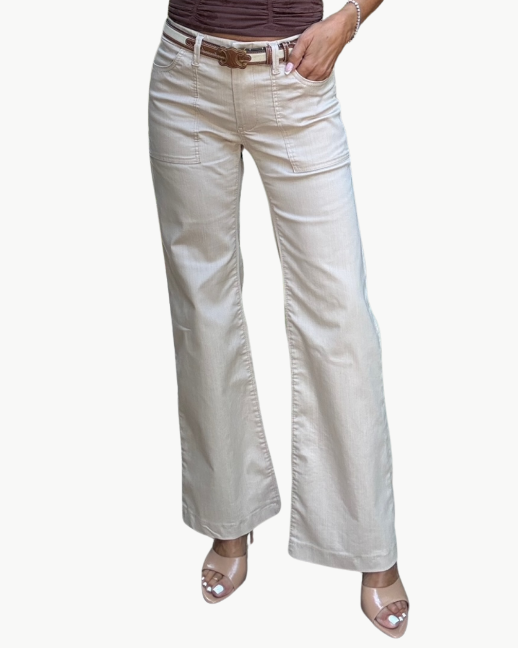 ROMI IN BEIGE STRIPE
