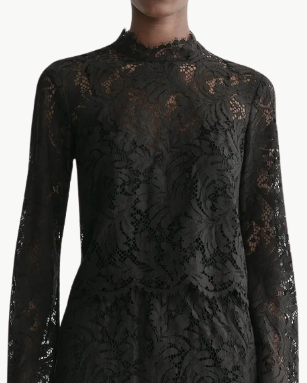 MARGOT LACE TOP IN BLACK