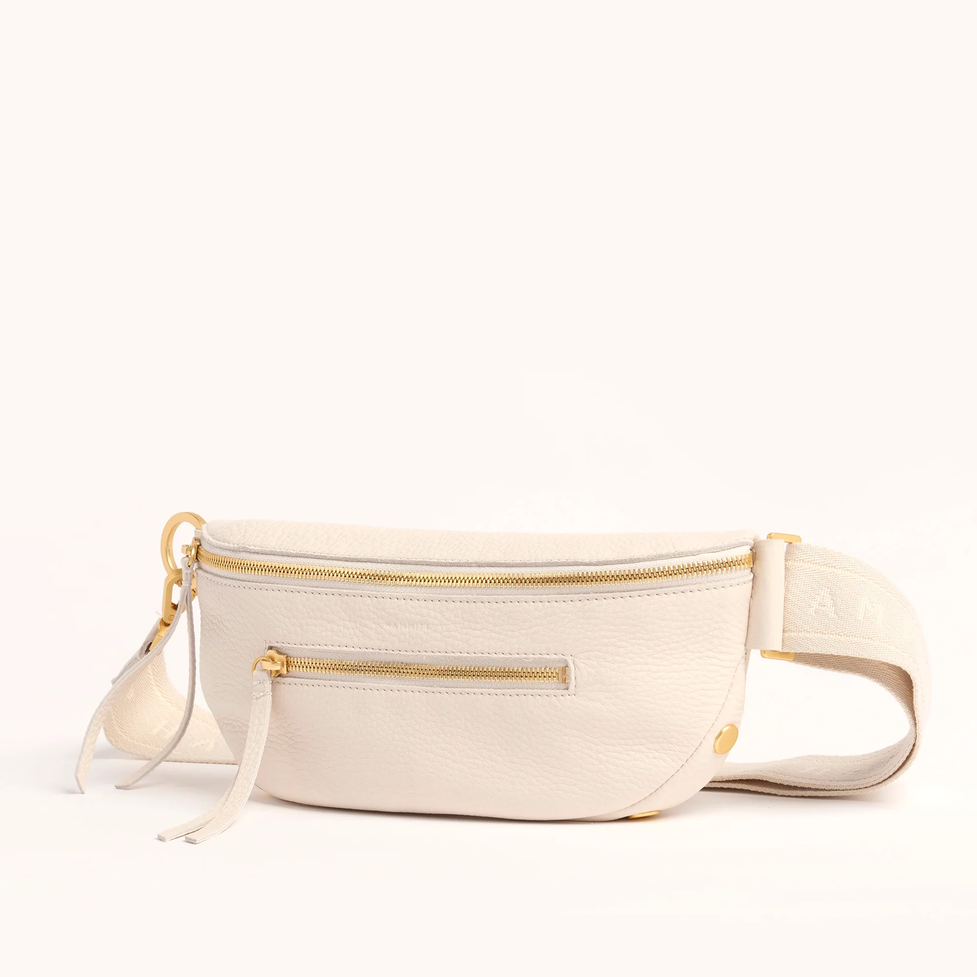 CHARLES CROSSBODY MED IN CALLA LILY WHITE/BRUSHED GOLD