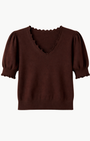 Ulla Johnson POLLINE SHORT SLEEVE TOP at Romi Boutique