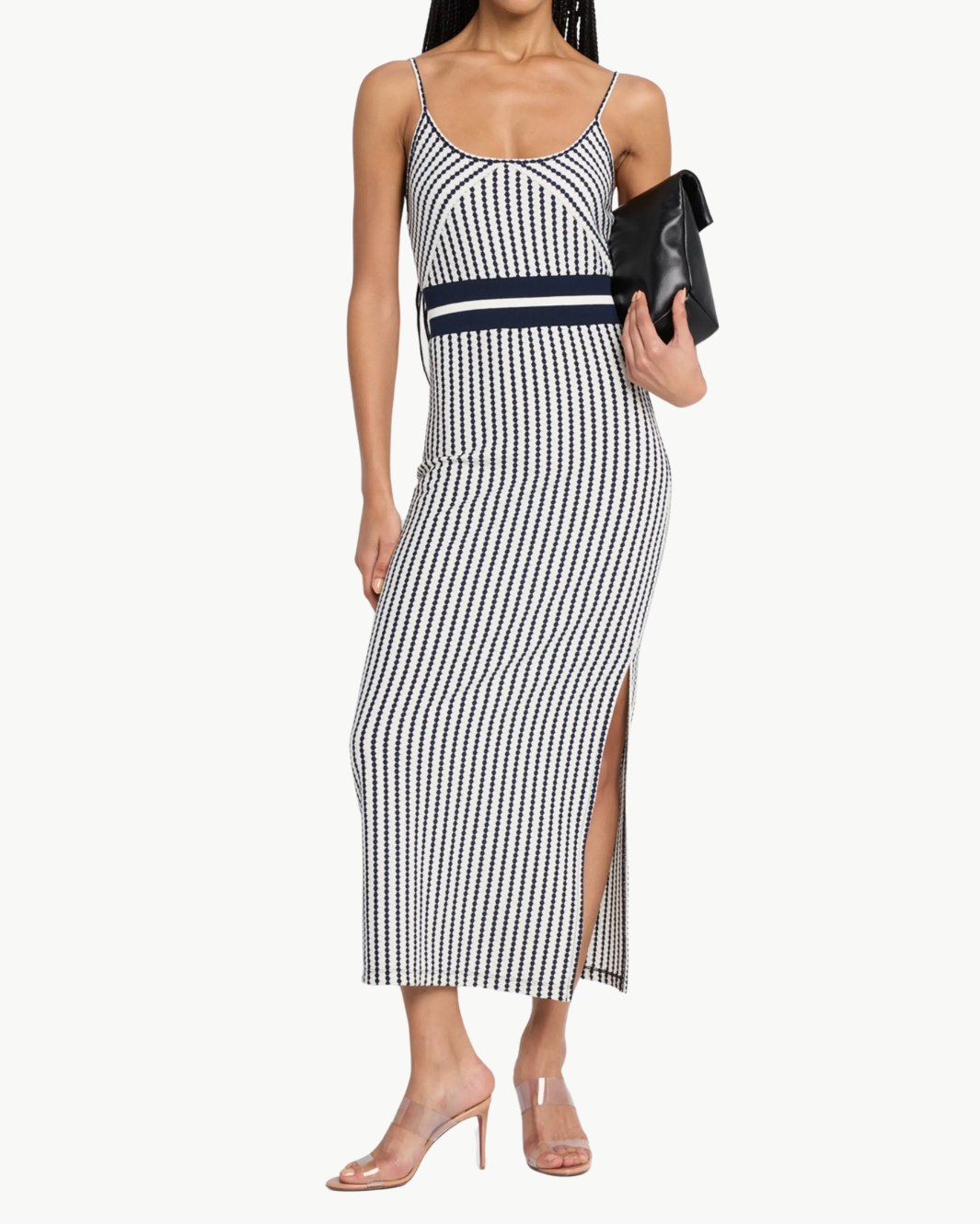 HOLLIS DRESS IN SPRING NAVY