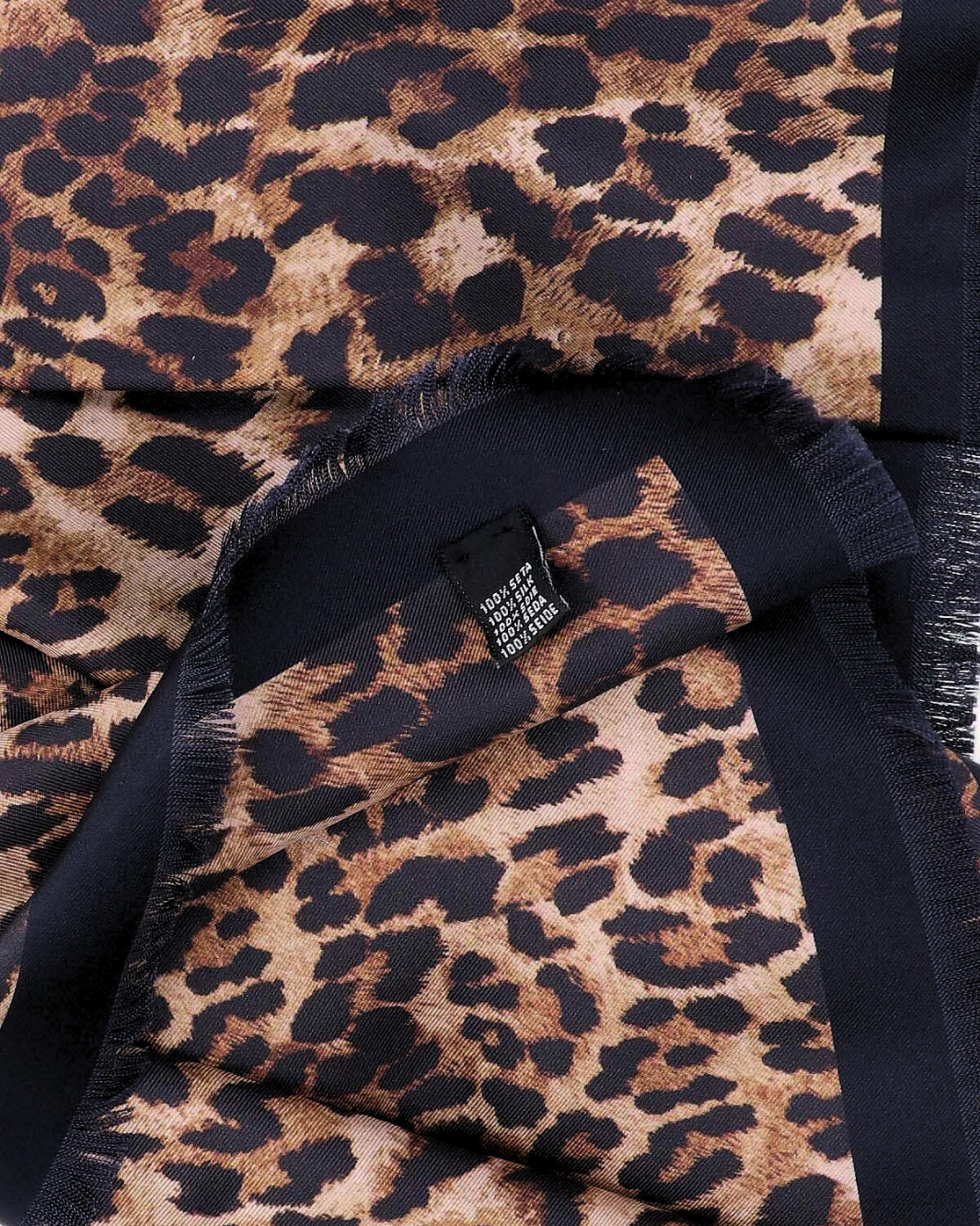 Leopard Twill Scarf