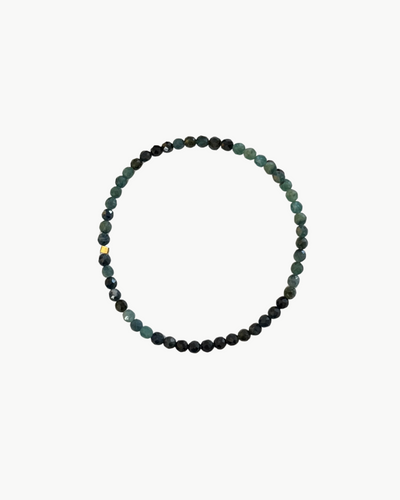 SEMIPRECIOUS BRACELET IN GREEN/BLACK