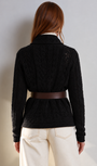 Autumn Cashmere 8-Ply Cable Drape at Romi Boutique