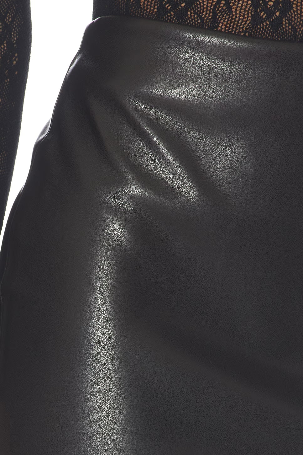 Leather Minimal Skirt
