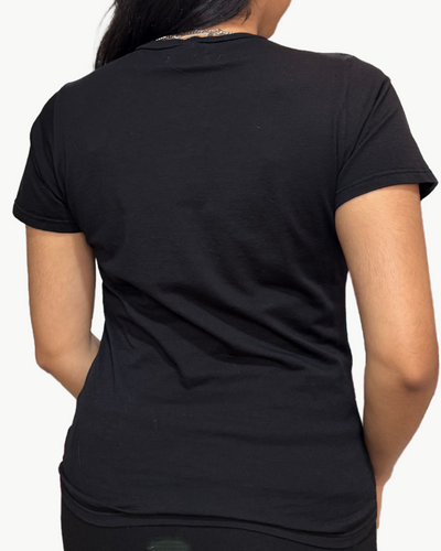 HALL VINTAGE TEE IN BLACK/WHITE