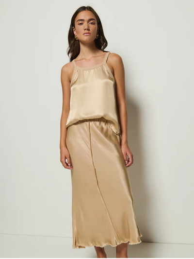 LOLA SEAMED SKIRT IN NOMAD - Romi Boutique