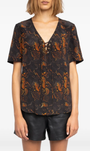 Zadig & Voltaire TERZO PYTHON TOP at Romi Boutique