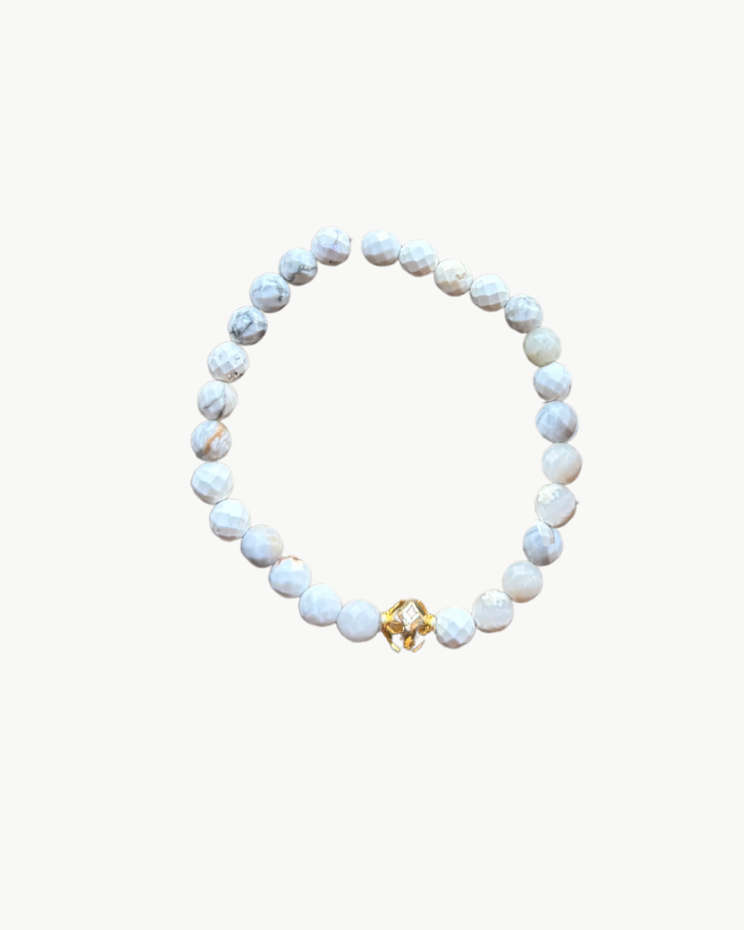 MARIT RAE CHARM BRACELET IN MARBLE at Romi Boutique