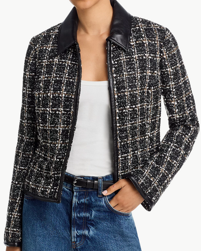 ELOISE BLAZER IN BLACK PLAID