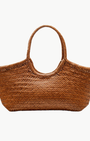 Dragon Diffusion NANTUCKET BASKET BIG IN TAN at Romi Boutique