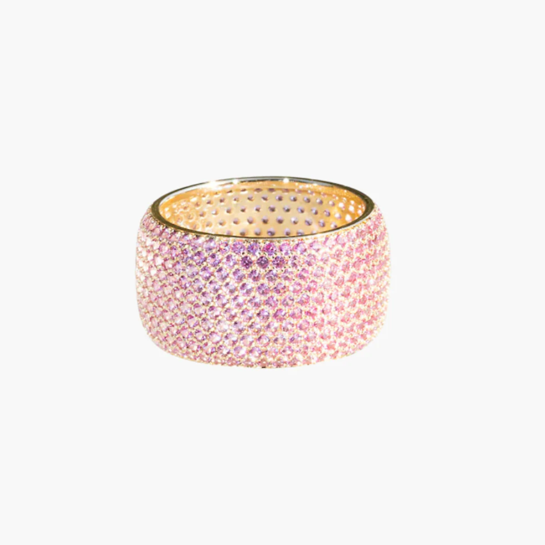 BILLIONAIRE RING IN PINK