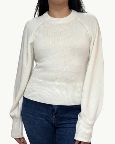 SCULPTED CREW IN CREAM