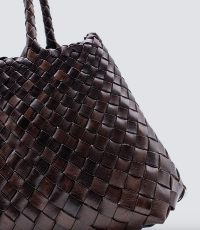 SANTA CROCE SMALL IN DARK BROWN - Romi Boutique