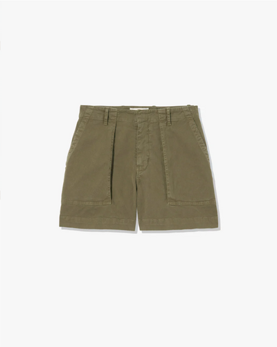 UTILITY SHORT IN MILITARY GREEN