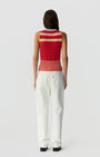 Guest In Residence COLLEGIATE STRIPE VEST at Romi Boutique