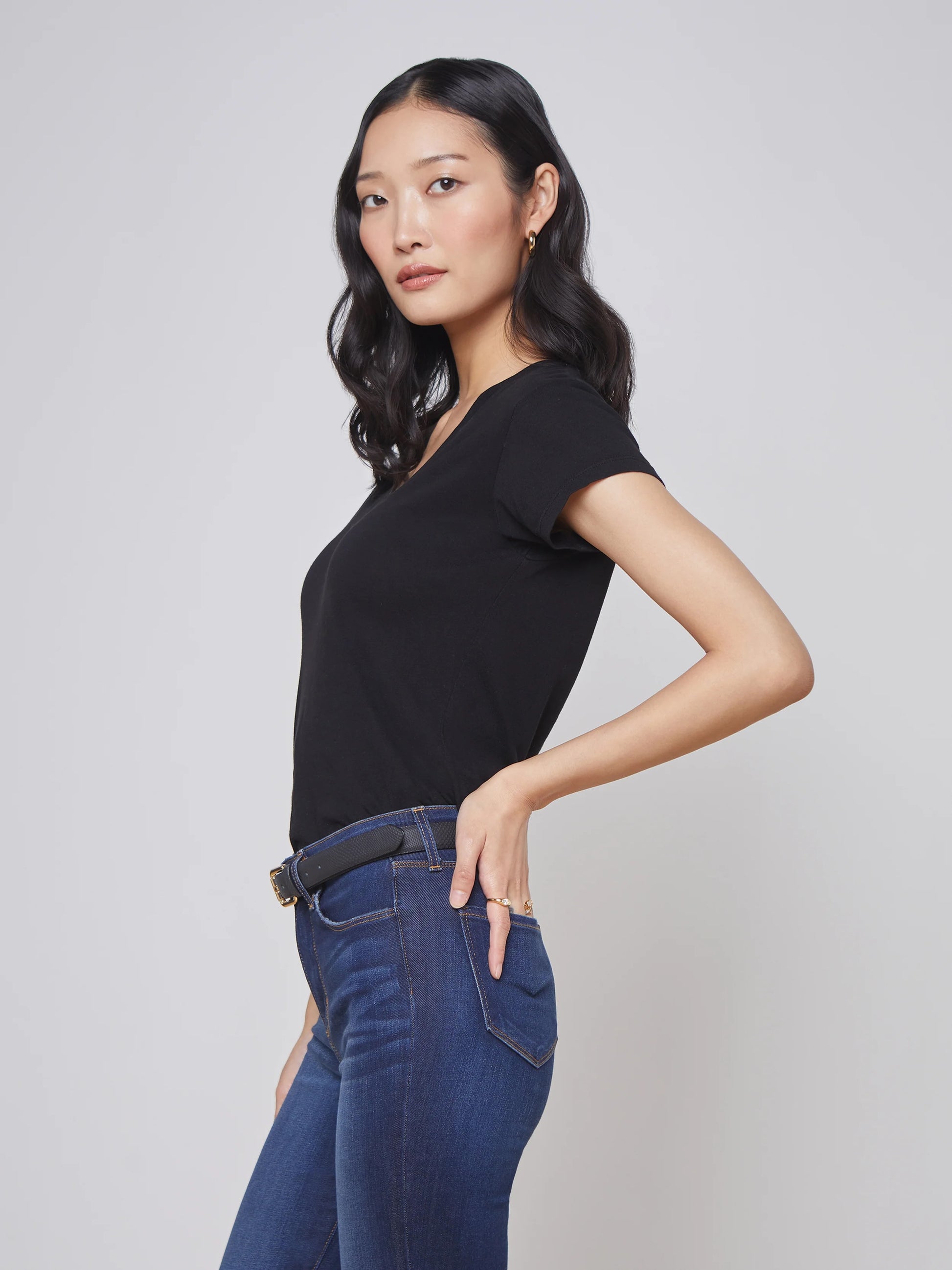 BECCA TEE by L'Agence - Romi Boutique