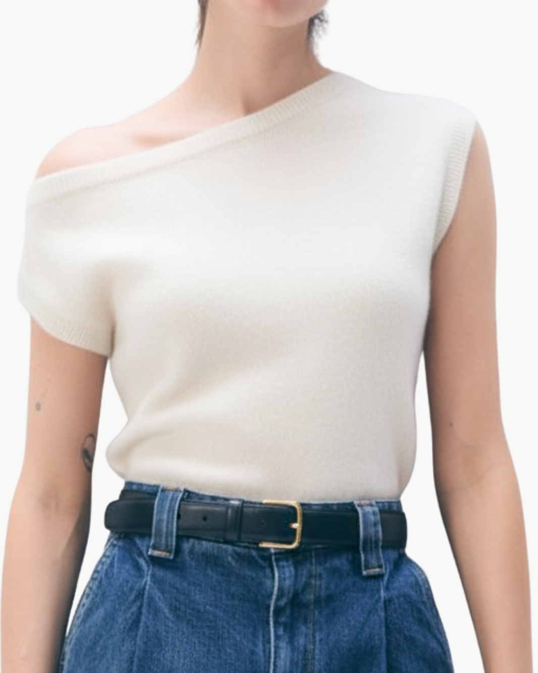 White & Warren CASHMERE OFF SHOULDER TOP at Romi Boutique