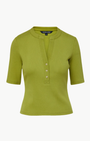Veronica Beard REUBIAN HENLEY T-SHIRT at Romi Boutique