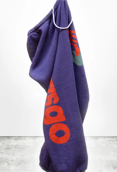 CIRCA'99 OG LETSGO OLDSCHOOL POLYBLEND/FLUFF SWEAT IN PURPLE FLOOR
