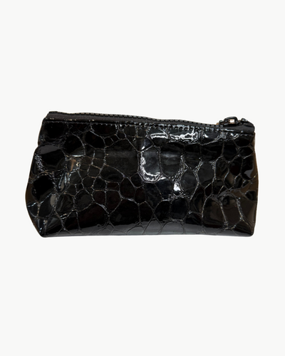 TAMI IN BLACK CROC PATENT