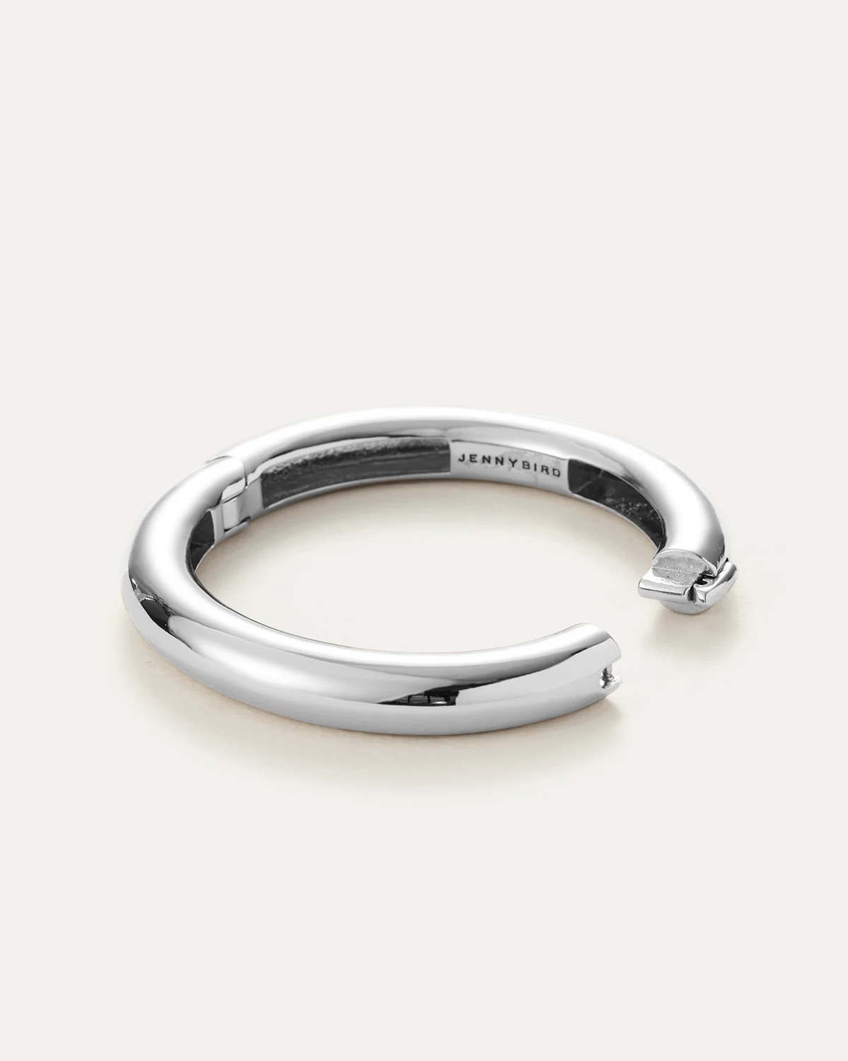Jenny Bird GIA MEGA BANGLE IN RHODIUM at Romi Boutique