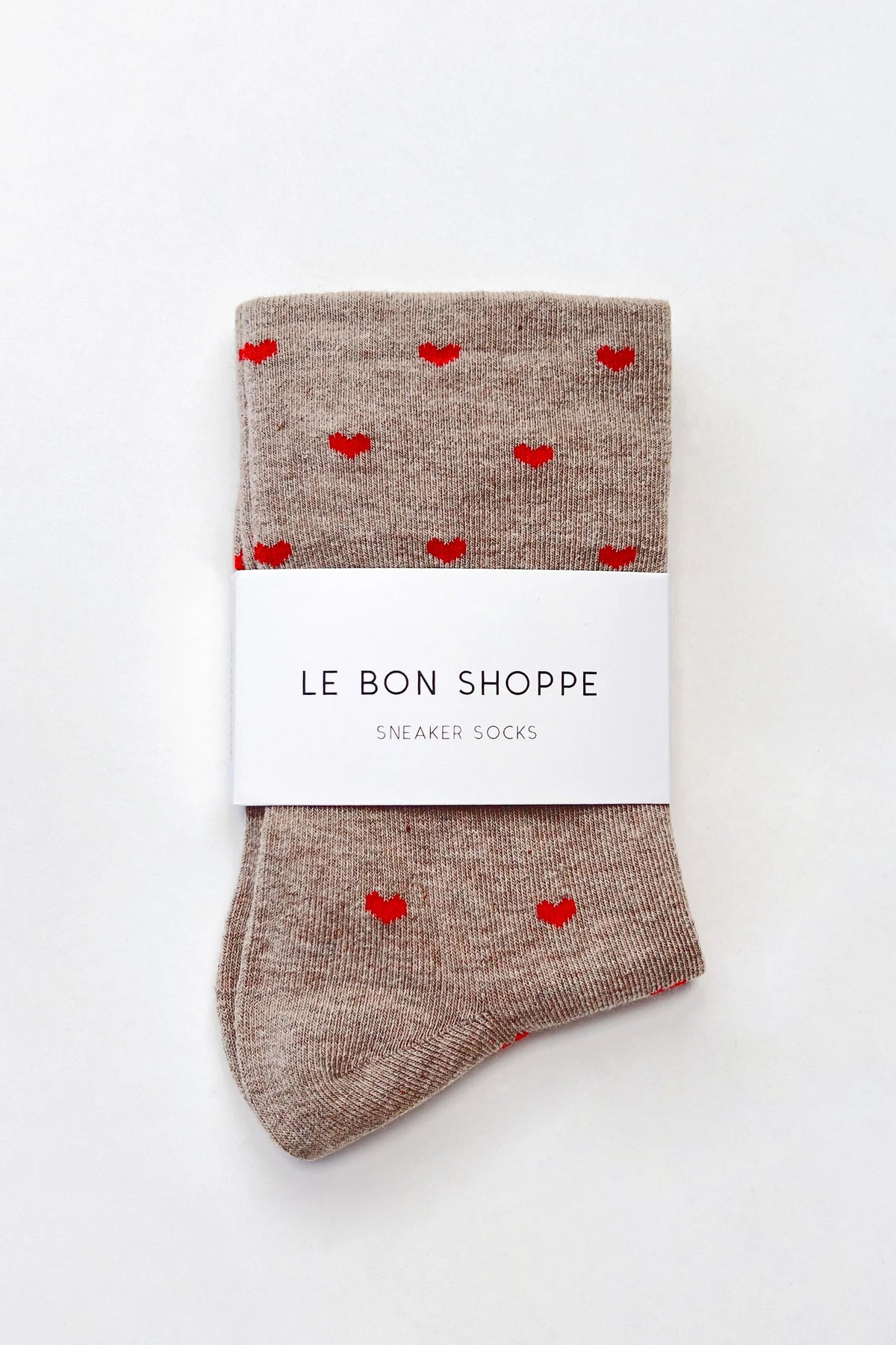 Le Bon Shoppe Heart Sneaker Socks at Romi Boutique
