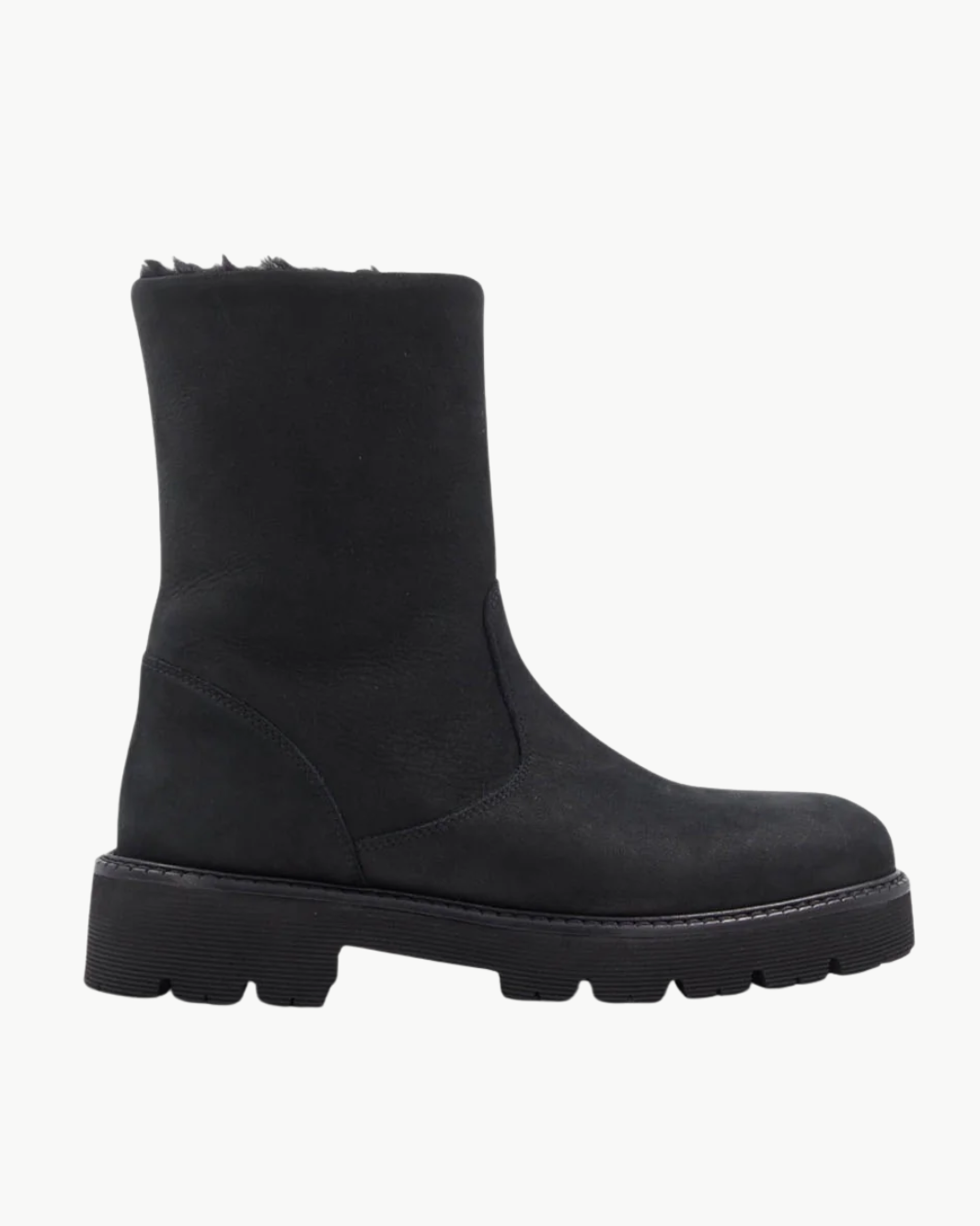 Aquatalia ELOISE IN BLACK NUBUCK at Romi Boutique