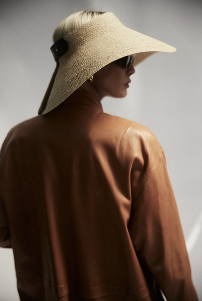 BIRDIE VISOR IN NATURAL