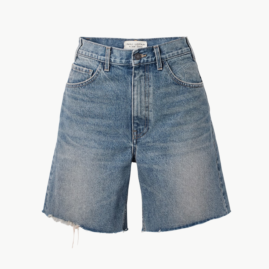 Nili Lotan RUSSEL DENIM SHORT at Romi Boutique