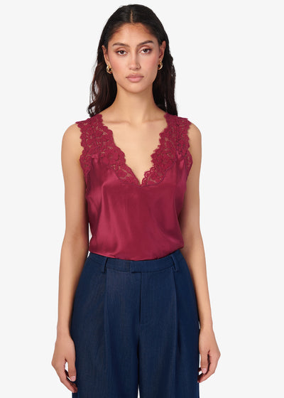 OLA CAMISOLE IN SNAPDRAGON