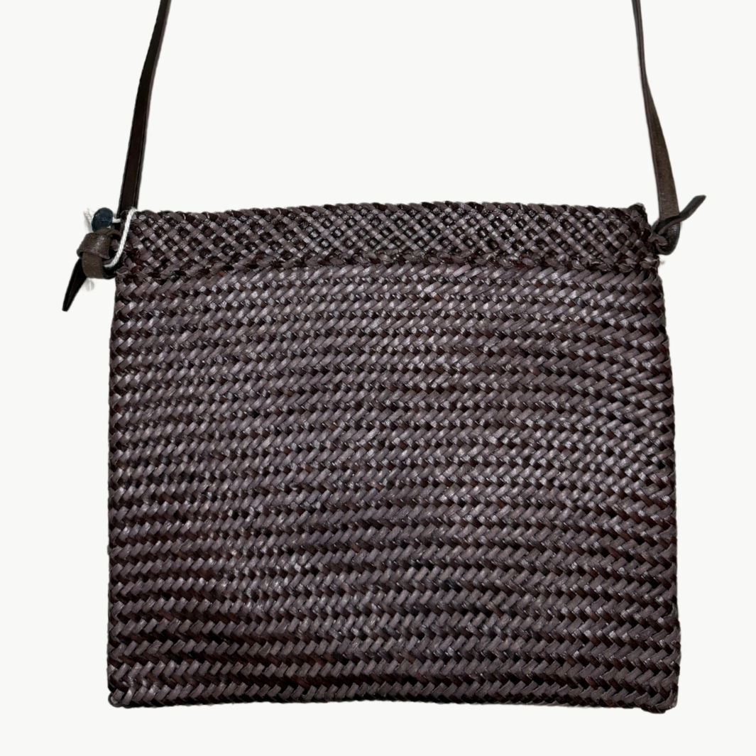 Dragon Diffusion SACOCHE IN DARK BROWN/GREY at Romi Boutique