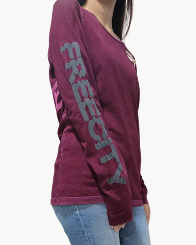 LIFENATURELOVE SUPERVINTAGE LONGSLEEVE T IN DEEPLOVE